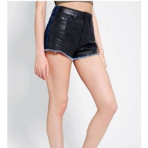 BDG Coated Dree High-Rise Cheeky Short